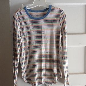 Mudd Multicolor Striped Long Sleeve Tee